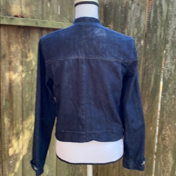 GAP Military Cadet Denim Jean Jacket - Picture 4 of 10